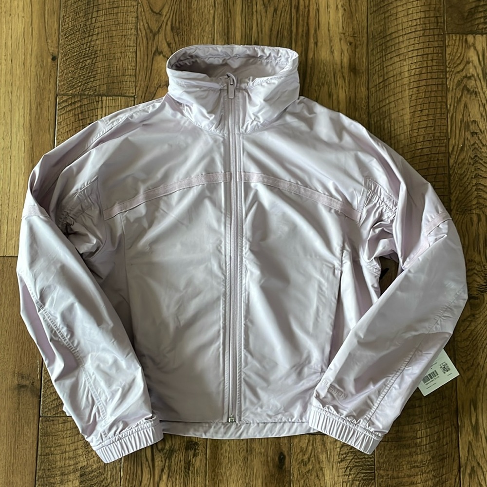 Lightweight Cropped Track Jacket NWT